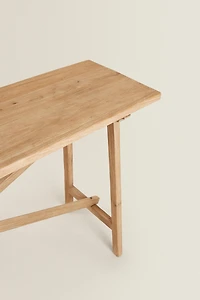CONSOLE EN BOIS ORME