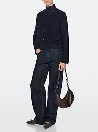 Small nappa leather bag