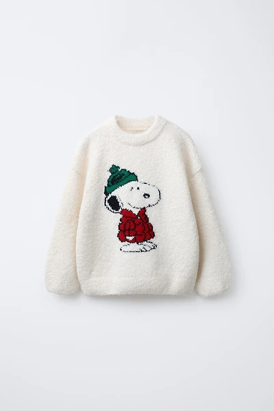 WOOL KNIT JUMPER SNOOPY PEANUTS™