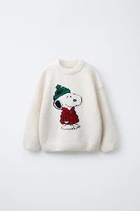 WOOL KNIT JUMPER SNOOPY PEANUTS™