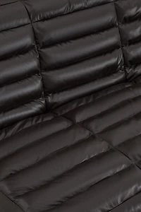 QUILTED LEATHER COUCH