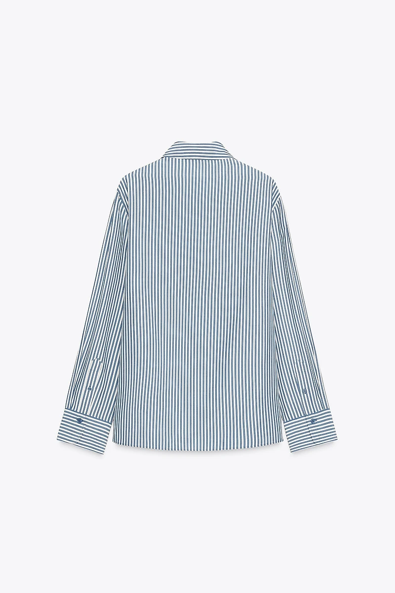 FLOWY STRIPED SHIRT ZW COLLECTION