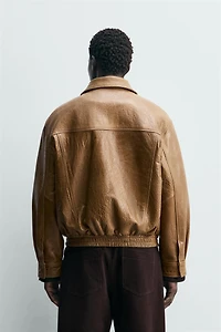 LEATHER POCKET JACKET