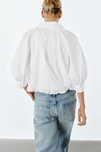 CHEMISE À MANCHES BOUFFANTES ZW COLLECTION