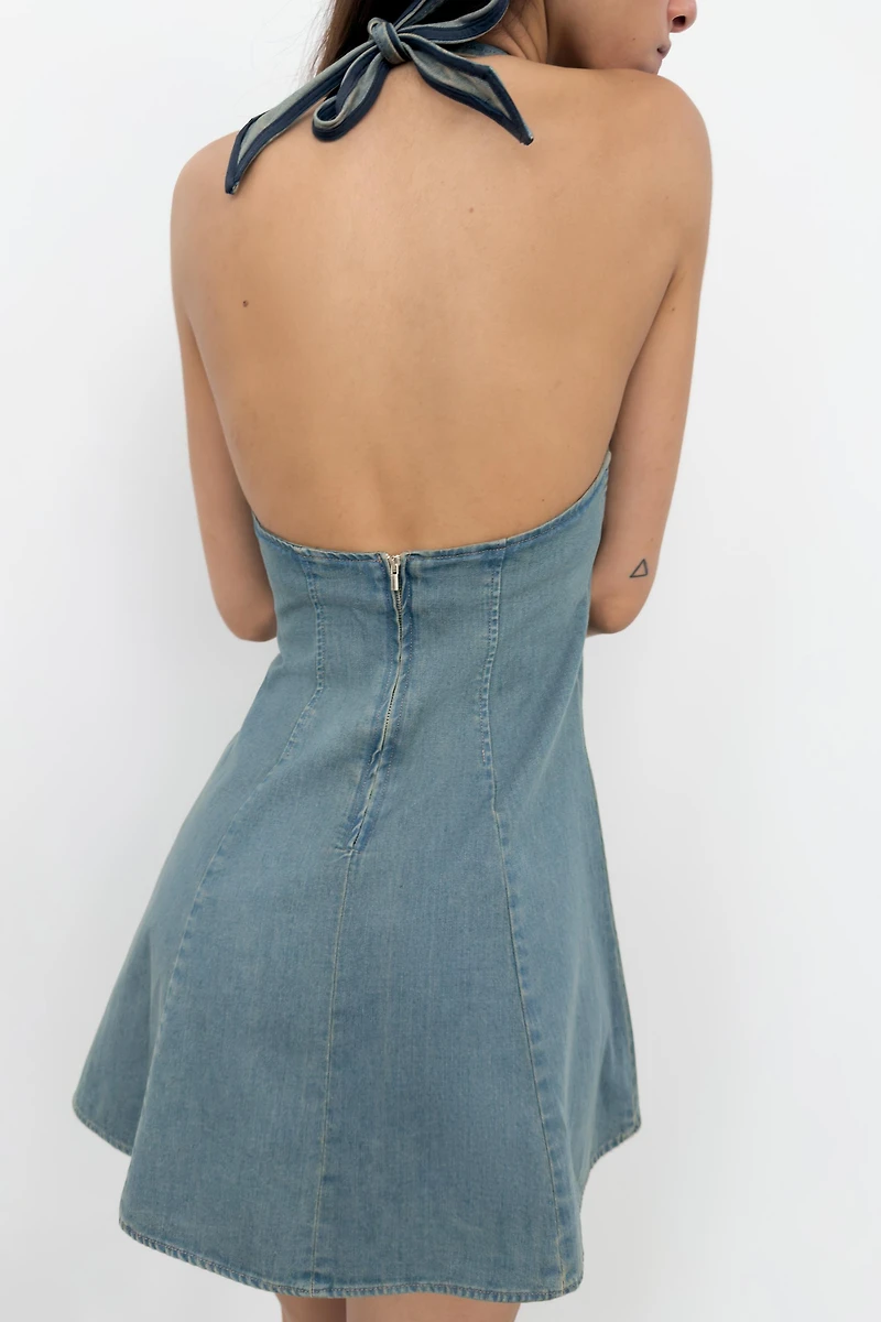 MINI HALTER DRESS