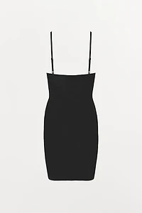 SHORT DRESS WITH POLYAMIDE