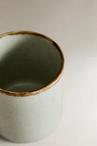 TASSE PORCELAINE BORD VIEILLI