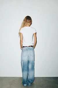 T-SHIRT EFFET DÉLAVÉ