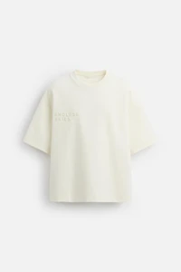 ENGRAVED TEXT T-SHIRT