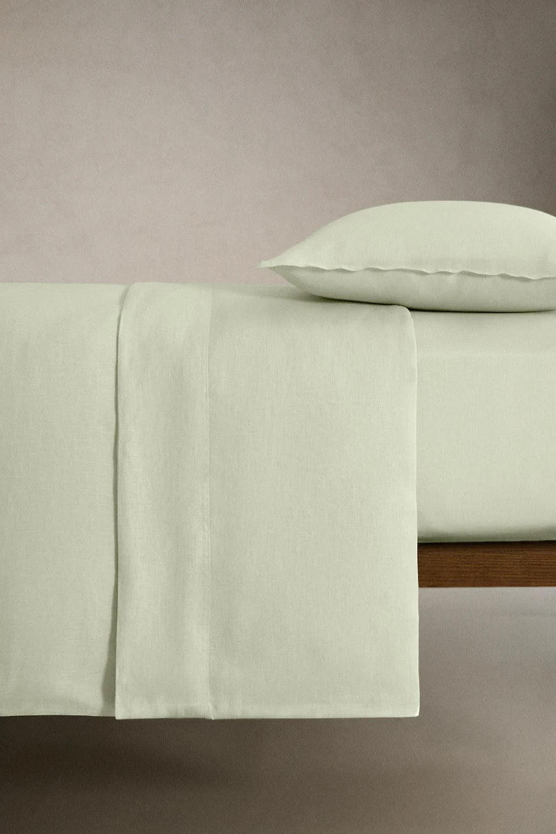 WASHED LINEN DUVET COVER (140 GSM)