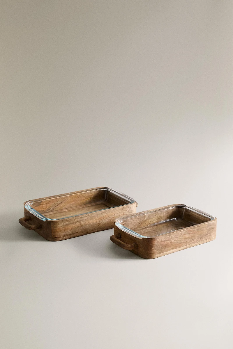 PLAT FOUR VERRE ET MANGUIER