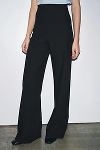 HIGH-WAISTED ZIPPER PANTS ZW COLLECTION