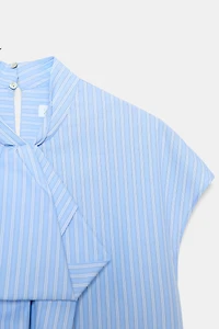 ZW COLLECTION STRIPED SHIRT WITH TIES