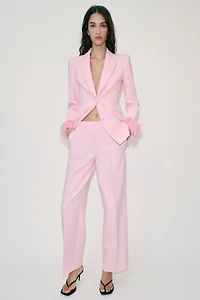 PANTALON DROIT TAILLE BASSE