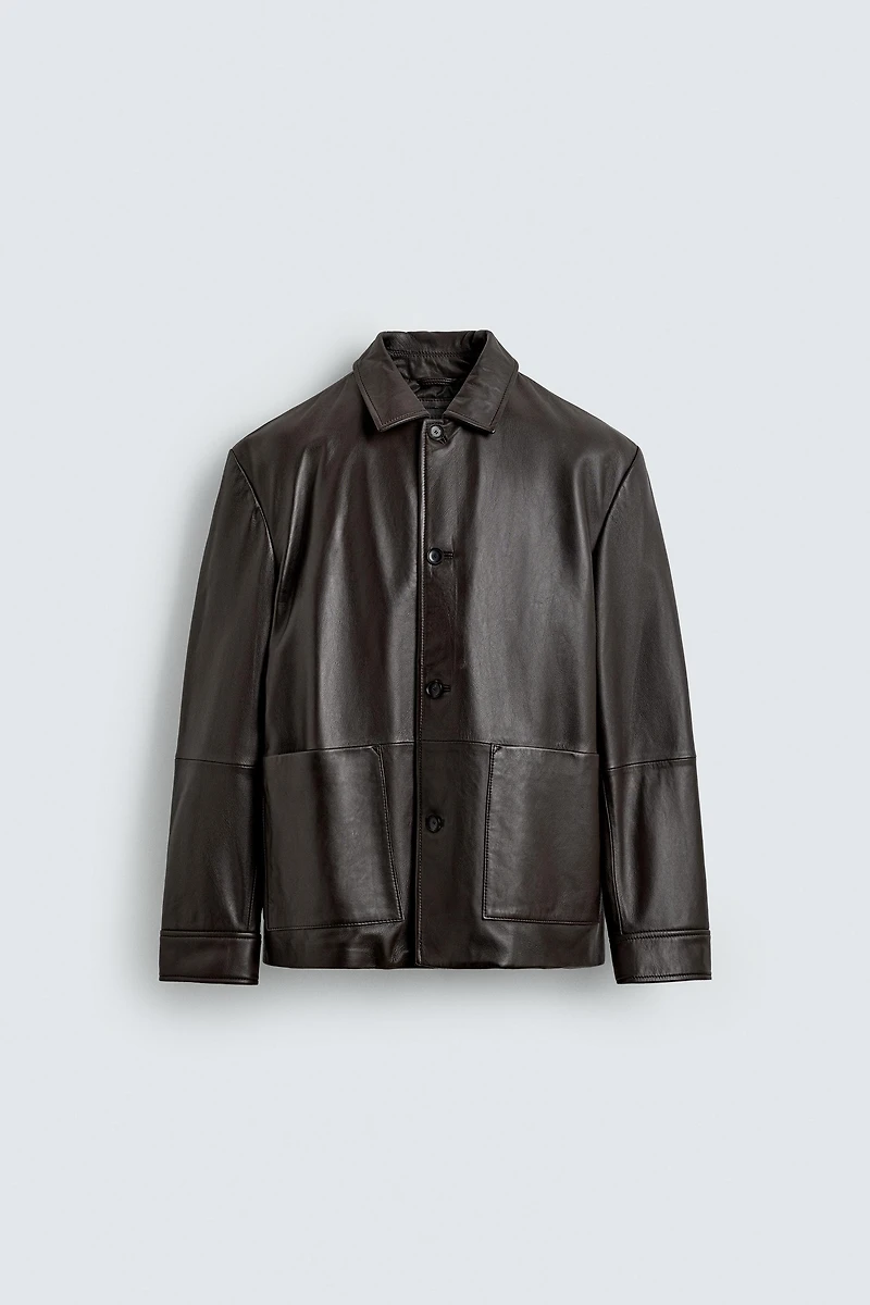 NAPPA LEATHER POCKET JACKET
