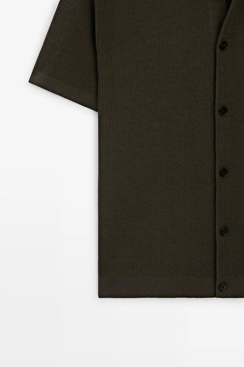 Polo en coton avec détails boutonnés