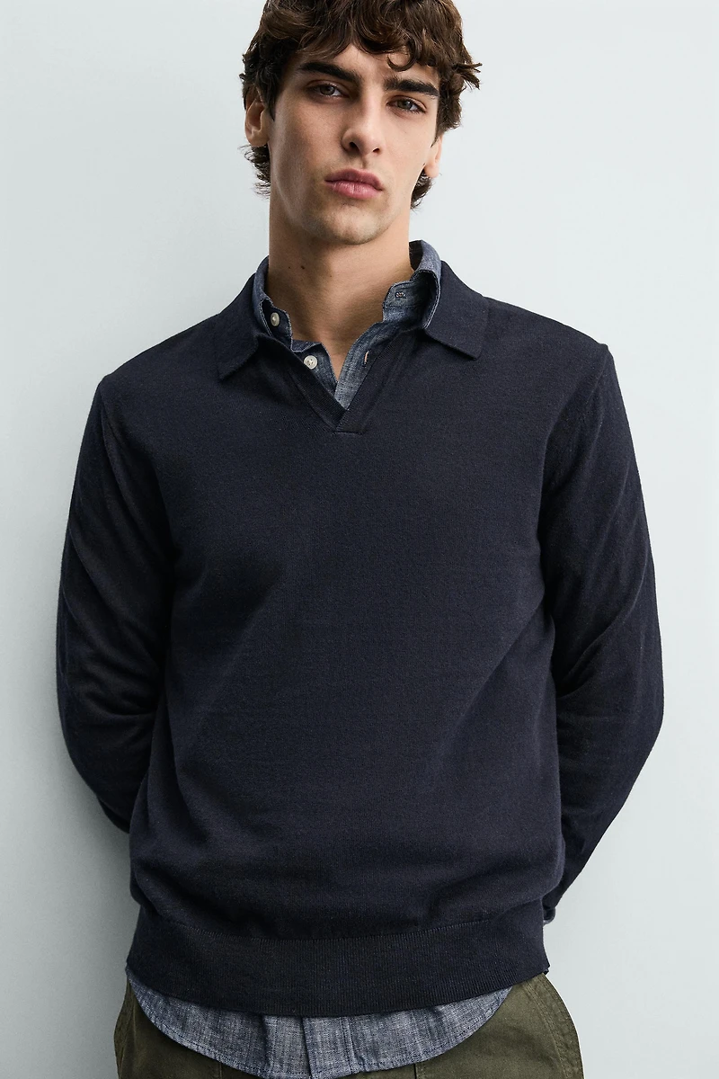 REGULAR FIT KNIT POLO SHIRT