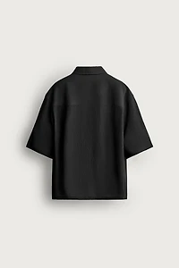 TEXTURED BOXY FIT SHIRT