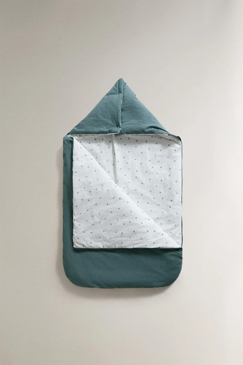 COTTON LEAF CARRYCOT BABY WRAP