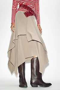 BOTTES EN CUIR À EFFET USÉ