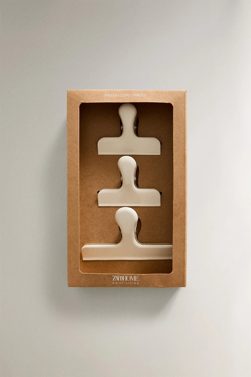 PACK PINCES MÉTALLIQUES (LOT DE 3)
