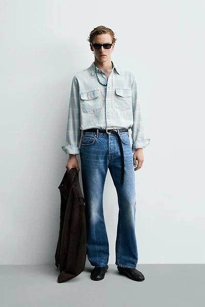 CHEMISE EN DENIM LÉGER AARON LEVINE X ZARA