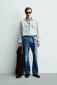 LIGHTWEIGHT DENIM SHIRT AARON LEVINE X ZARA