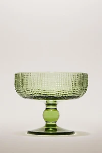 RAISED DESIGN GLASS DESSERT CUP