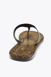 ANIMAL PRINT SANDALS