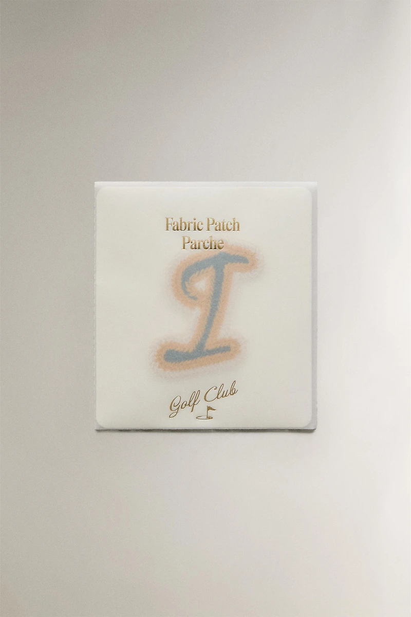 COTTON LETTER I PATCH