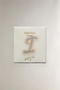 COTTON LETTER I PATCH