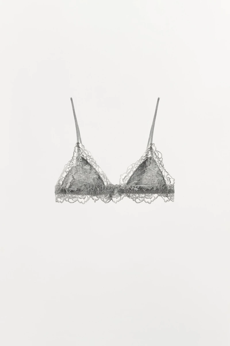 BRALETTE POINTELLE AVEC DENTELLE