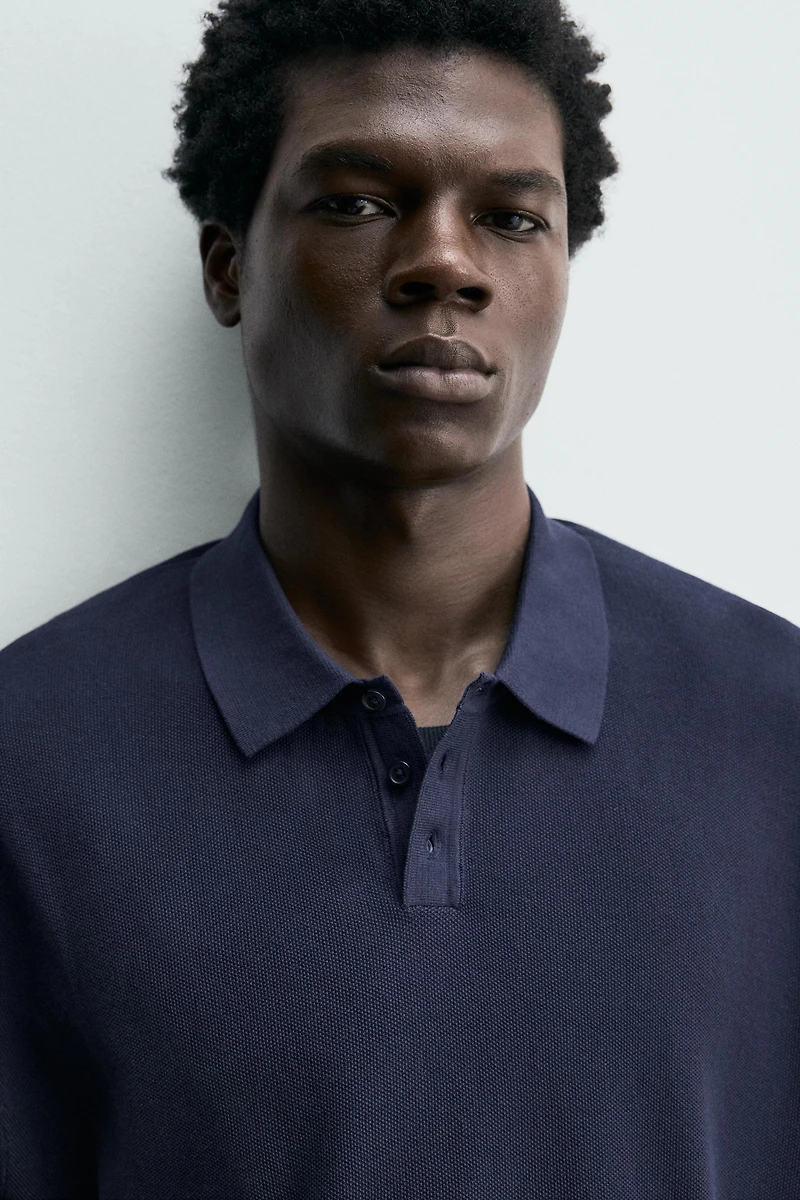 POLO REGULAR FIT EN PIQUÉ