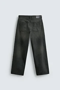 BAGGY FIT JEANS WITH TWISTED SEAM