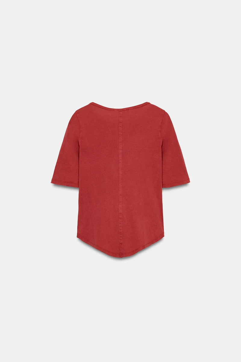 WASHED EFFECT T-SHIRT