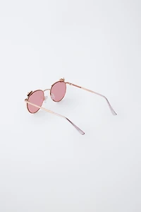 LUNETTES DE SOLEIL MÉTALLIQUES HIBISCUS