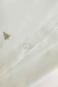 EMBROIDERED SATEEN CHRISTMAS DUVET COVER