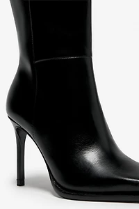 LEATHER HEEL BOOT LUDOVIC DE SAINT SERNIN x ZARA