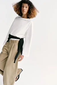 Z1975 HIGH WAIST WIDE LEG JEANS WITH DARTS