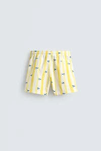 FISH STRIPE SWIMSUIT