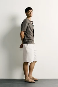 RELAXED FIT KNIT SHIRT