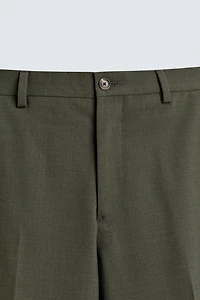 WOOL SUIT PANTS