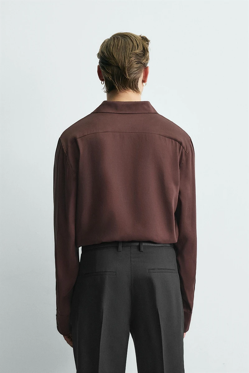 RELAXED FIT 100% SILK LIMITED EDITION SHIRT