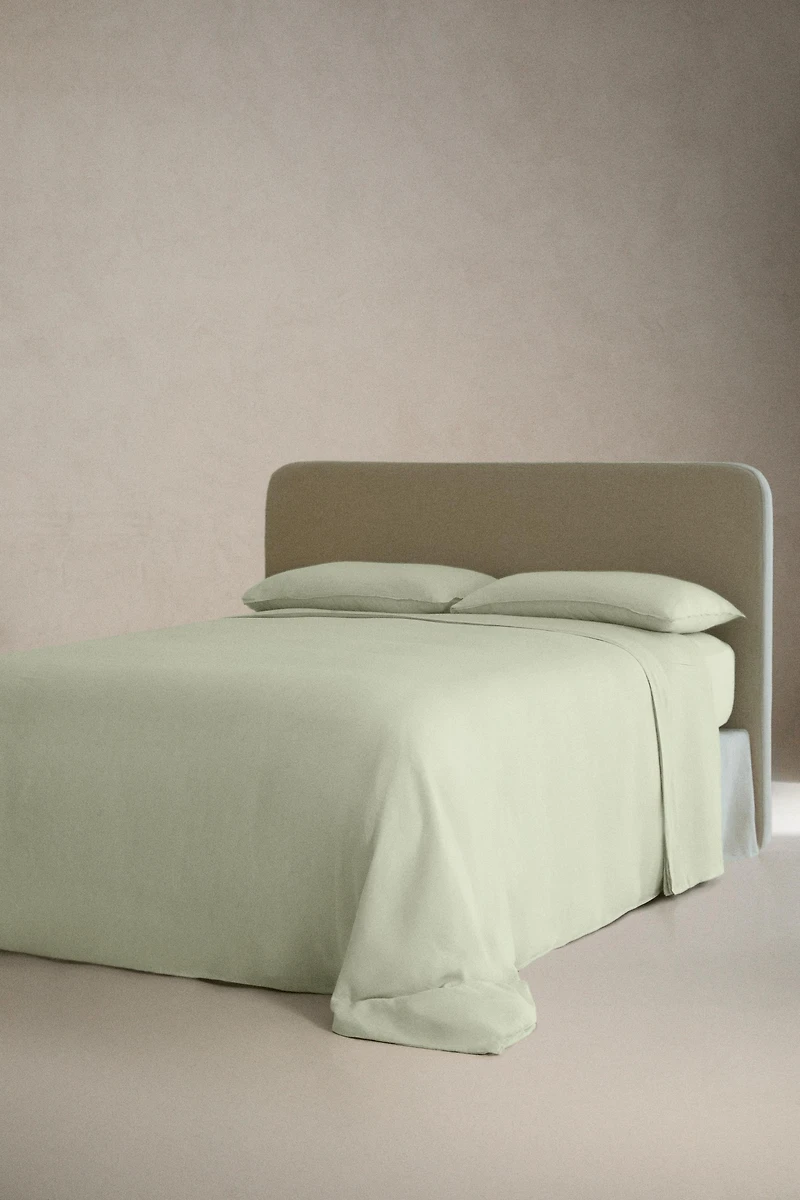 FADED LINEN FITTED SHEET (140 GSM)
