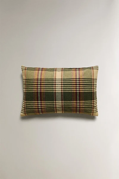 HOUSSE DE COUSSIN CARREAUX