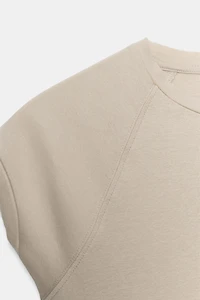 T-SHIRT EFFET DÉLAVÉ MANCHES RAGLAN