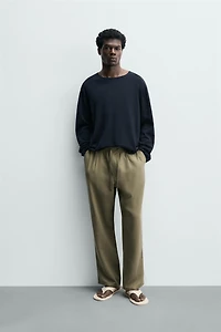 RELAXED FIT FLOWY PANTS