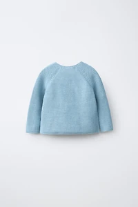 KNIT FISH APPLIQUÉ JUMPER