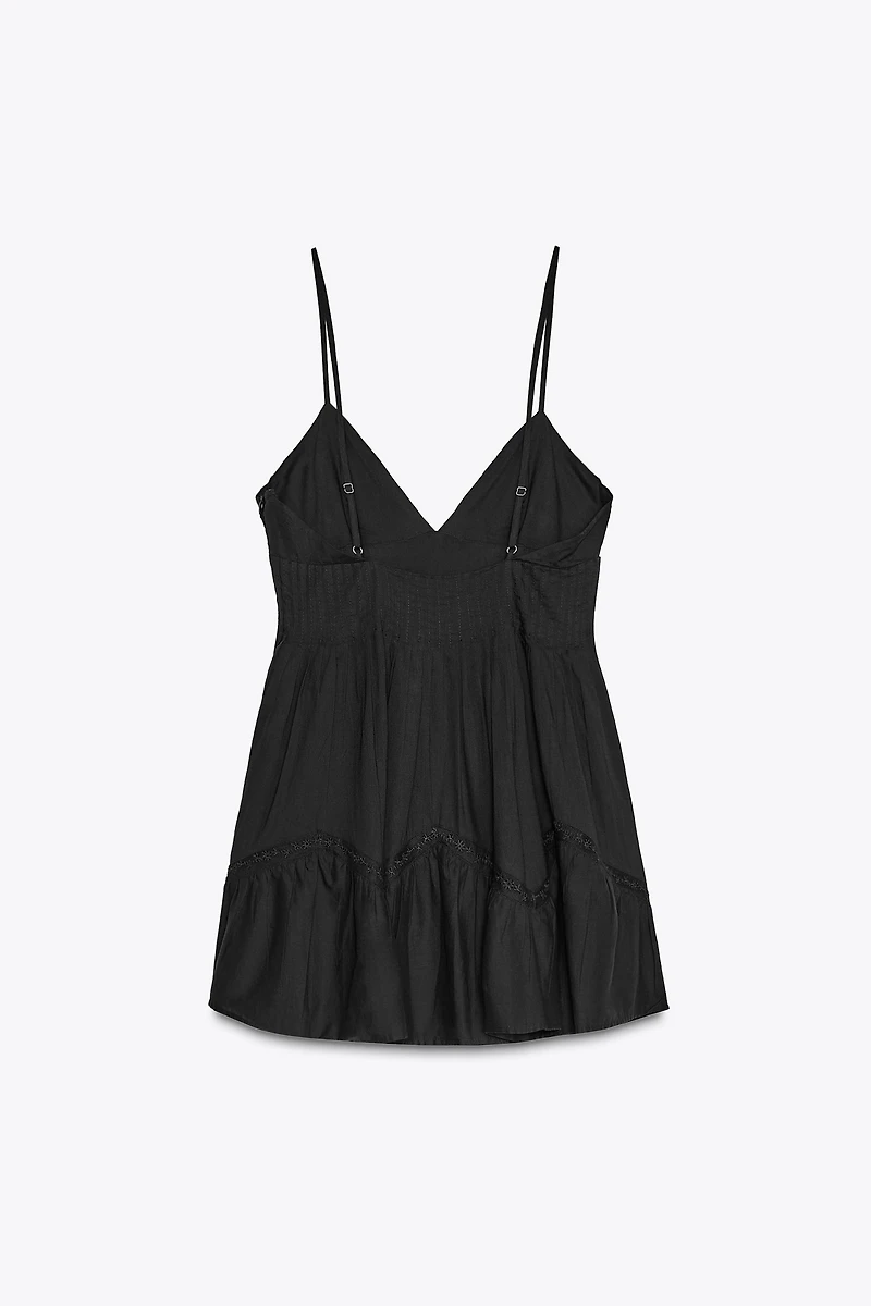 EMBROIDERED SHORT DRESS