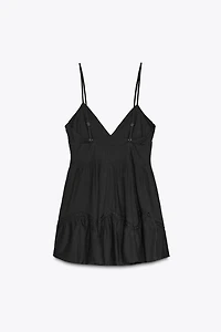 EMBROIDERED SHORT DRESS